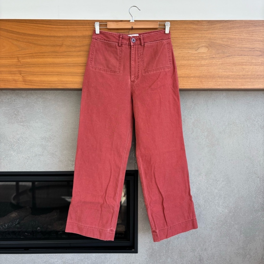 Steven Alan Women’s Wide Leg Crop High Rise Pants, Size 2